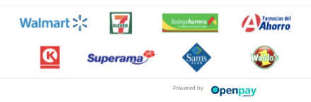 Walmart, 7-Eleven, Bodega Aurrera, Farmacias del Ahorro, Circle K, Superama, Sam's Club, Waldo's
